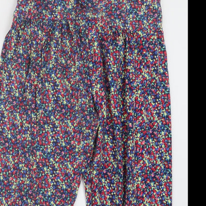Womens UK Size 30 in Preworn Regular Fit Cropped Purple Trousers