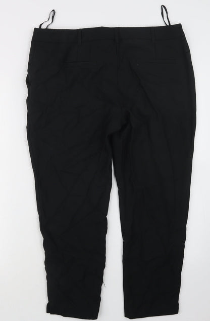Womens UK Size 16 Dorothy Perkins Regular Fit  Black Trousers