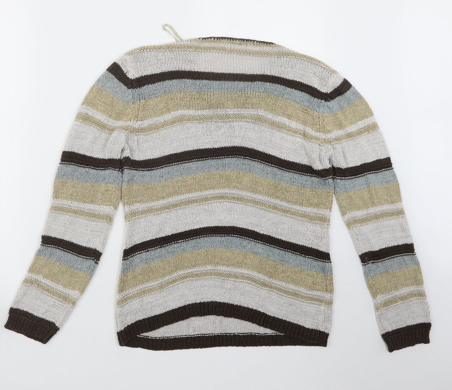 Womens UK Size 16 Papaya Beige Pullover Jumper