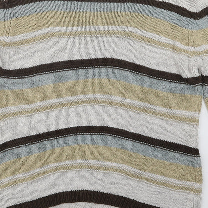Womens UK Size 16 Papaya Beige Pullover Jumper