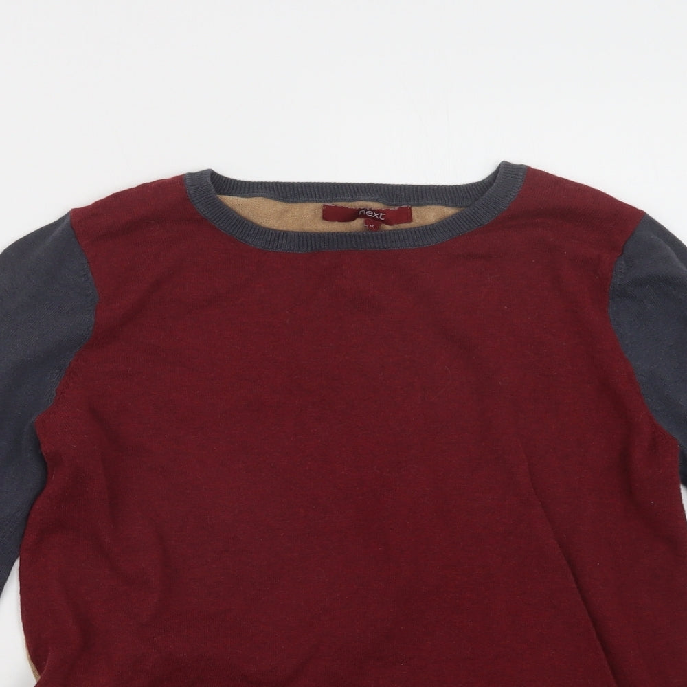 Womens UK Size 10 NEXT Red Pullover Jumper