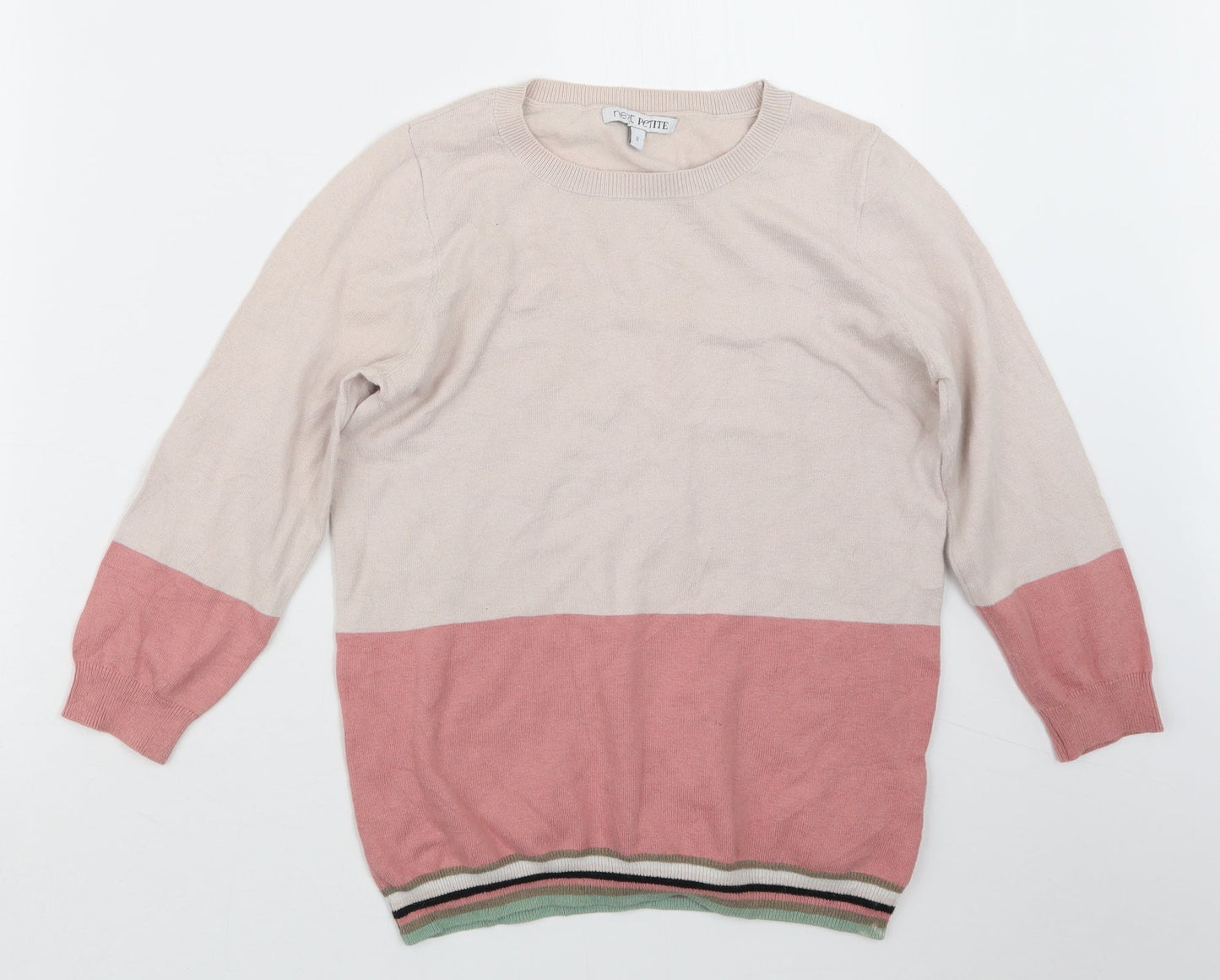 Womens UK Size 8 NEXT Pink Pullover Jumper