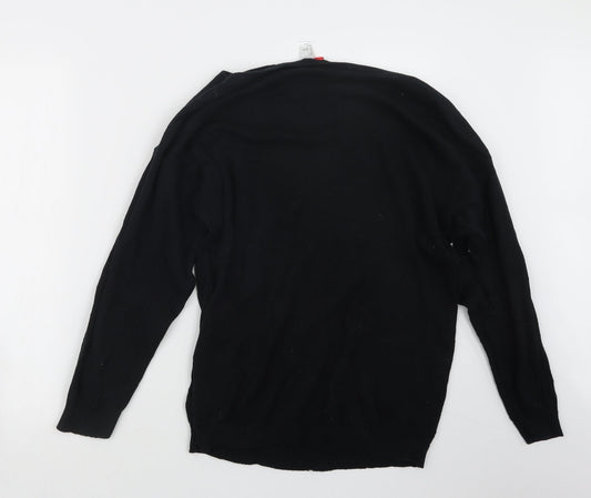 Divided by H&M Womens Black  Knit Pullover Jumper Size S