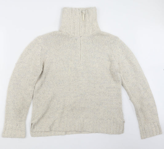 Womens UK Size 14 Marks and Spencer White Pullover Sweatshirt