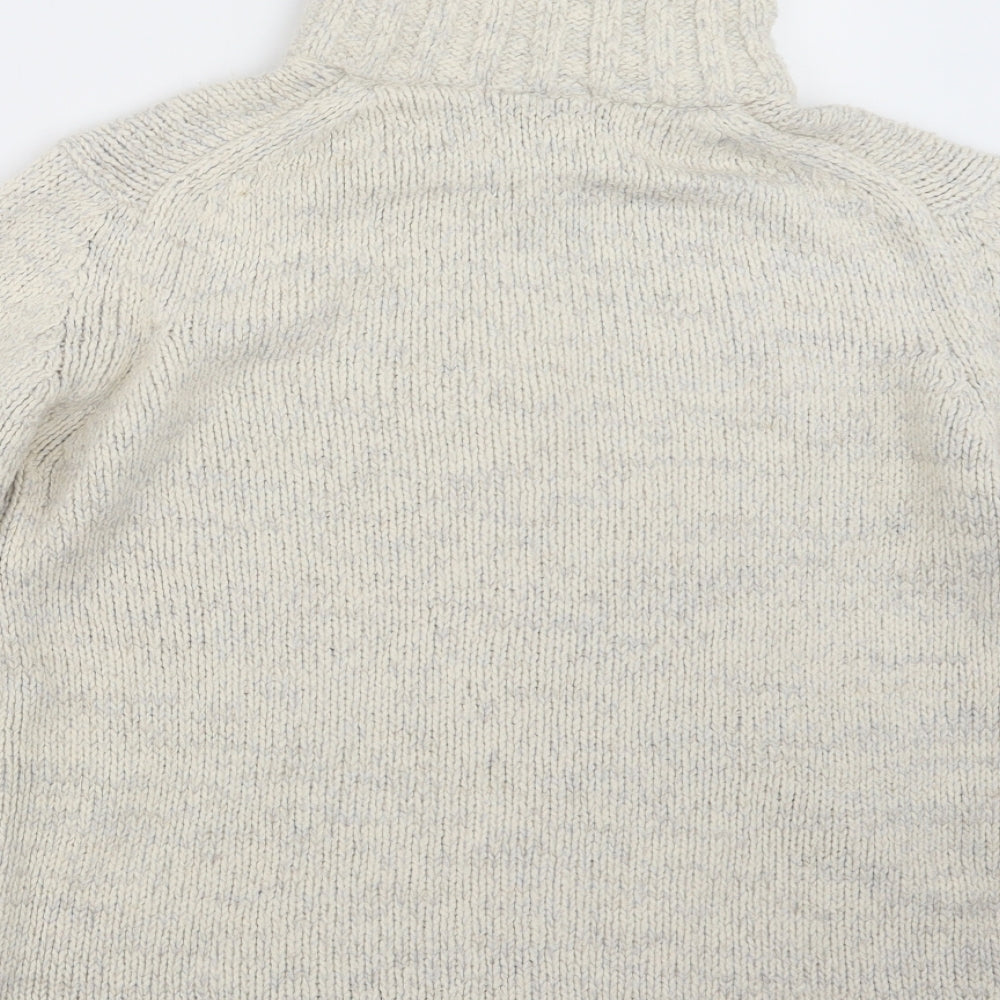 Womens UK Size 14 Marks and Spencer White Pullover Sweatshirt