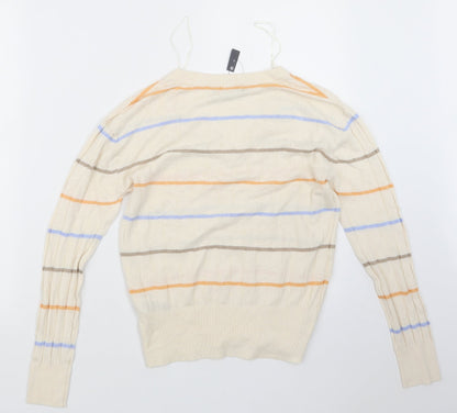 Womens UK Size S Marks and Spencer Ivory Pullover Jumper