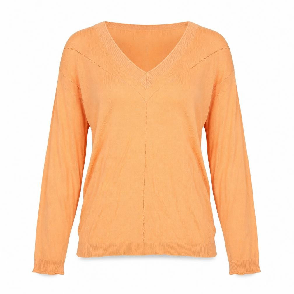 Womens UK Size 10 NEXT Orange Pullover Jumper
