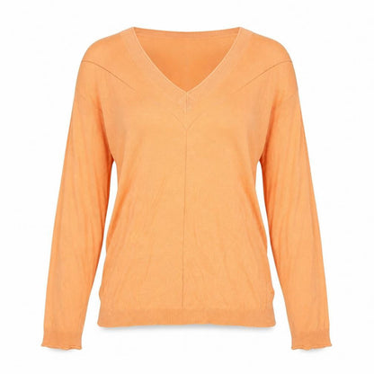 Womens UK Size 10 NEXT Orange Pullover Jumper