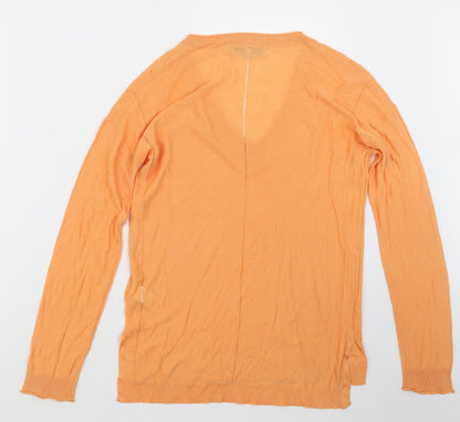 Womens UK Size 10 NEXT Orange Pullover Jumper
