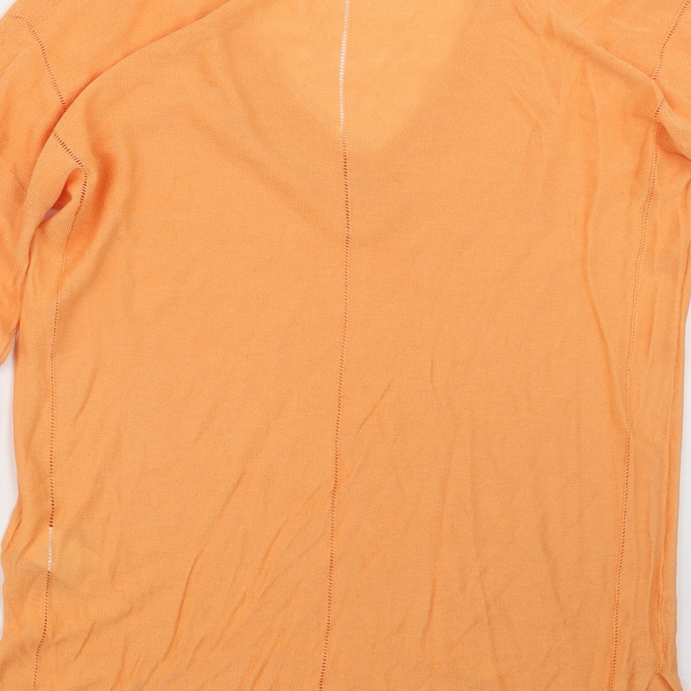 Womens UK Size 10 NEXT Orange Pullover Jumper