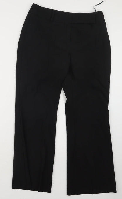Womens UK Size 14 Florence + Fred Regular Fit  Black Trousers