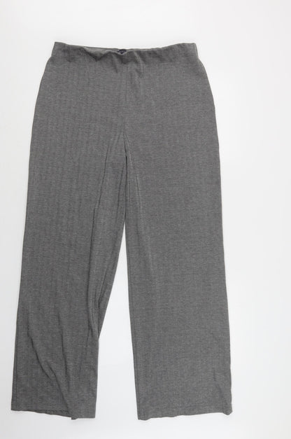 Womens UK Size 16 Marks and Spencer Regular Fit  Black Trousers