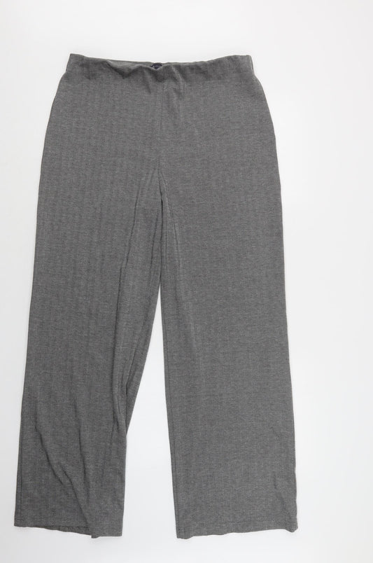 Womens UK Size 16 Marks and Spencer Regular Fit  Black Trousers