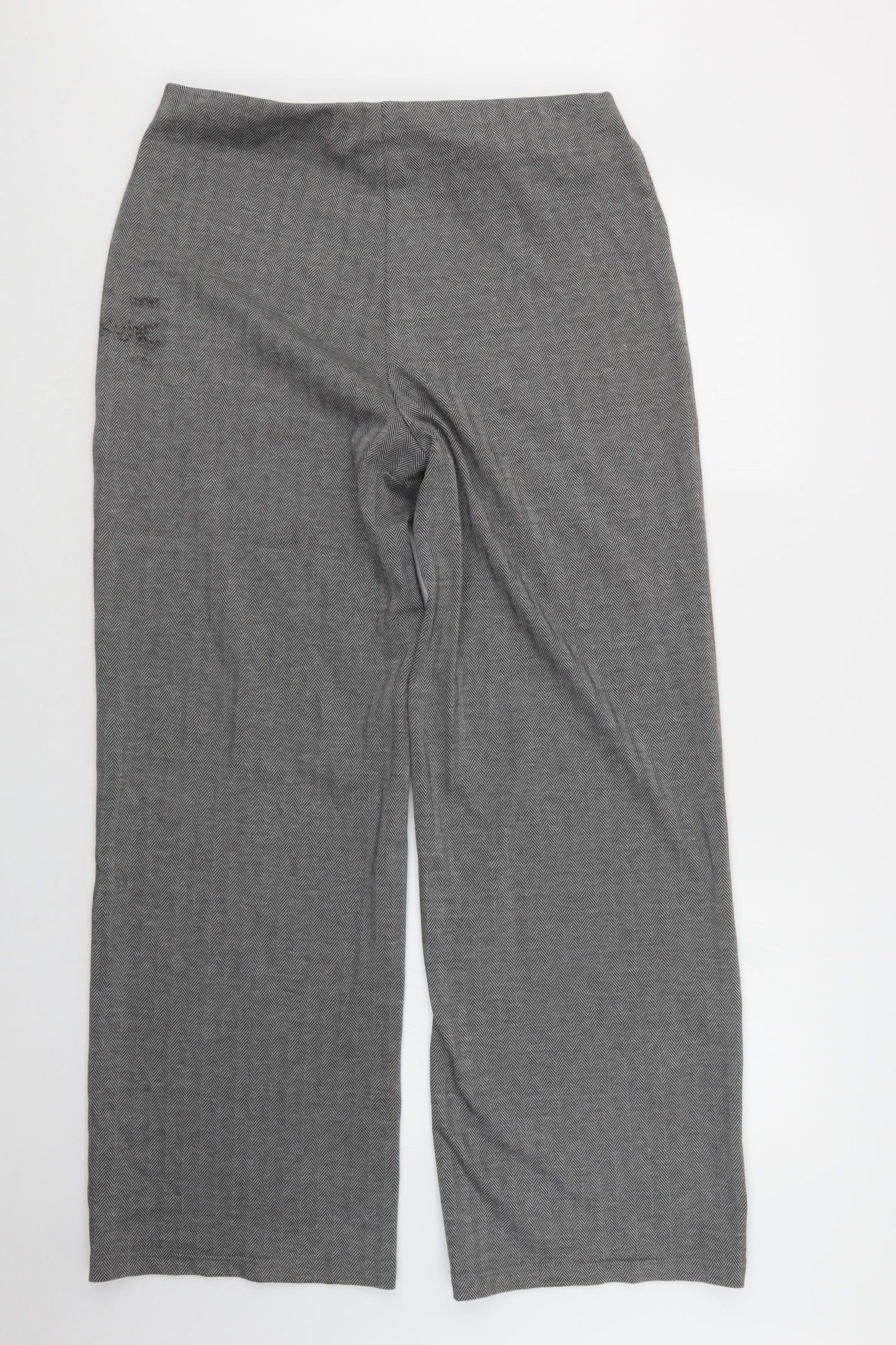 Womens UK Size 16 Marks and Spencer Regular Fit  Black Trousers