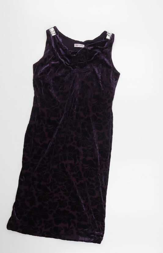 Bonmarché Womens Purple   T-Shirt Dress  Size 14