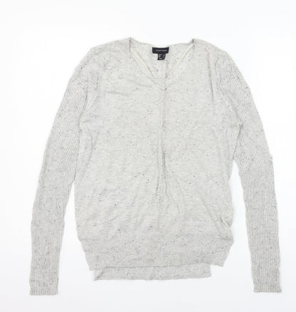 Womens UK Size 8 Atmosphere Grey Pullover Jumper
