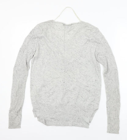 Womens UK Size 8 Atmosphere Grey Pullover Jumper