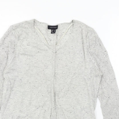 Womens UK Size 8 Atmosphere Grey Pullover Jumper