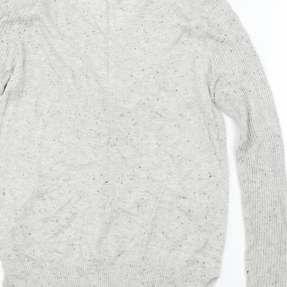 Womens UK Size 8 Atmosphere Grey Pullover Jumper
