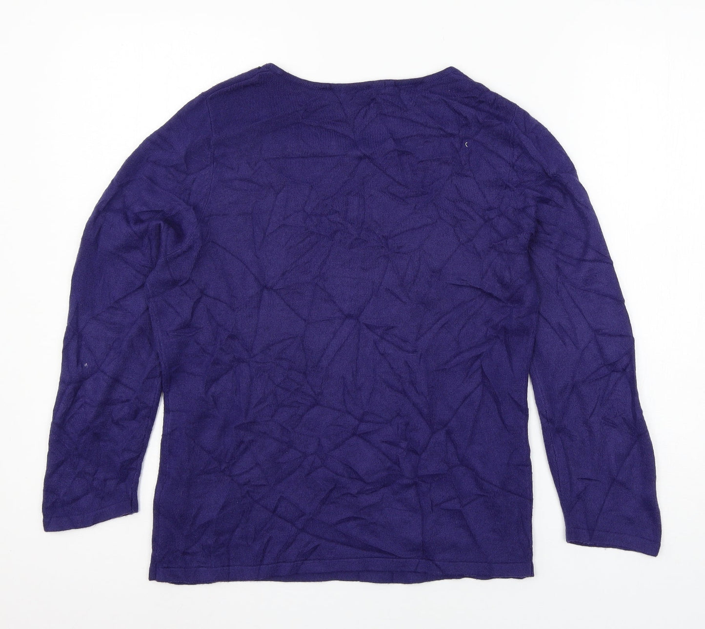 Womens UK Size 10 Marks and Spencer Blue Pullover Jumper