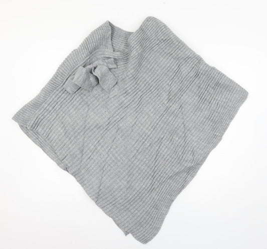 Womens UK Size One Size Preworn Grey Pullover Jumper