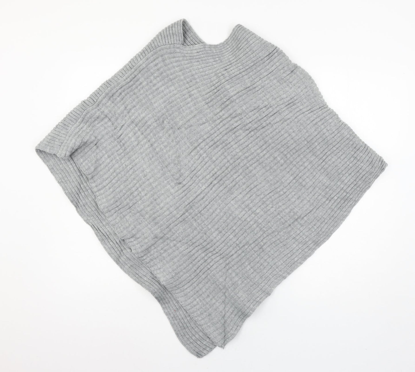 Womens UK Size One Size Preworn Grey Pullover Jumper
