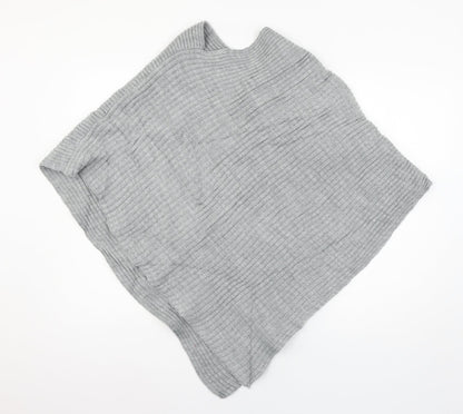 Womens UK Size One Size Preworn Grey Pullover Jumper