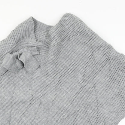 Womens UK Size One Size Preworn Grey Pullover Jumper