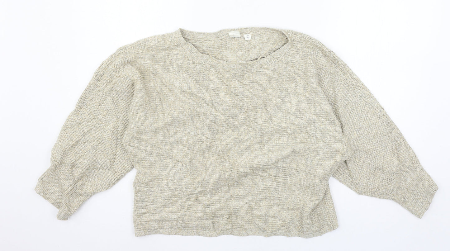 Gap Womens Beige  Knit Pullover Jumper Size 2XS