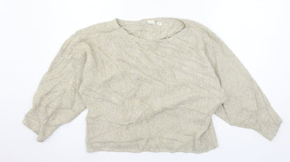 Gap Womens Beige  Knit Pullover Jumper Size 2XS