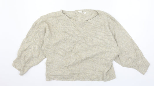 Gap Womens Beige  Knit Pullover Jumper Size 2XS