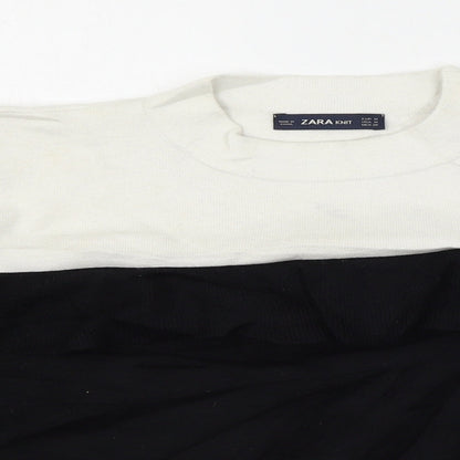 Womens UK Size M Zara Black Pullover Jumper