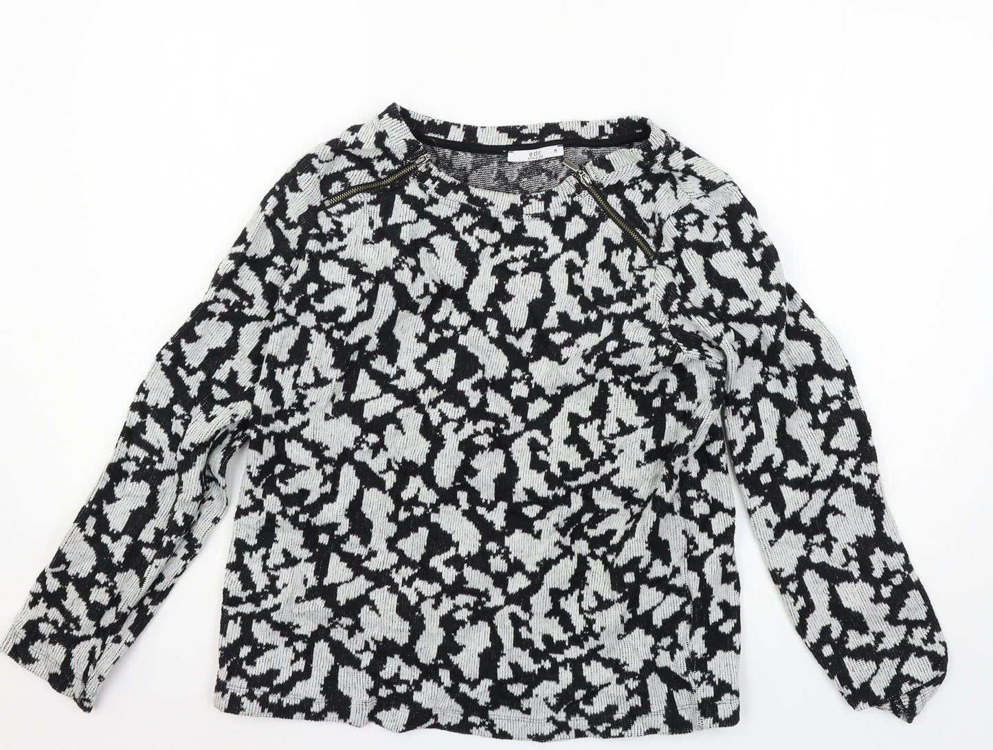 Womens UK Size M EDC Black Pullover Jumper