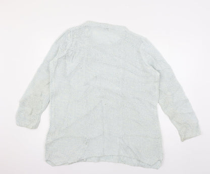 Womens UK Size 14 BHS Blue Pullover Jumper