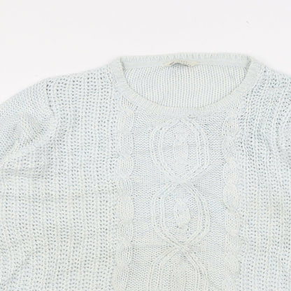 Womens UK Size 14 BHS Blue Pullover Jumper