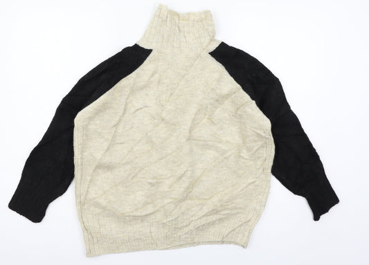 F&F Womens Beige  Knit Pullover Jumper Size 6