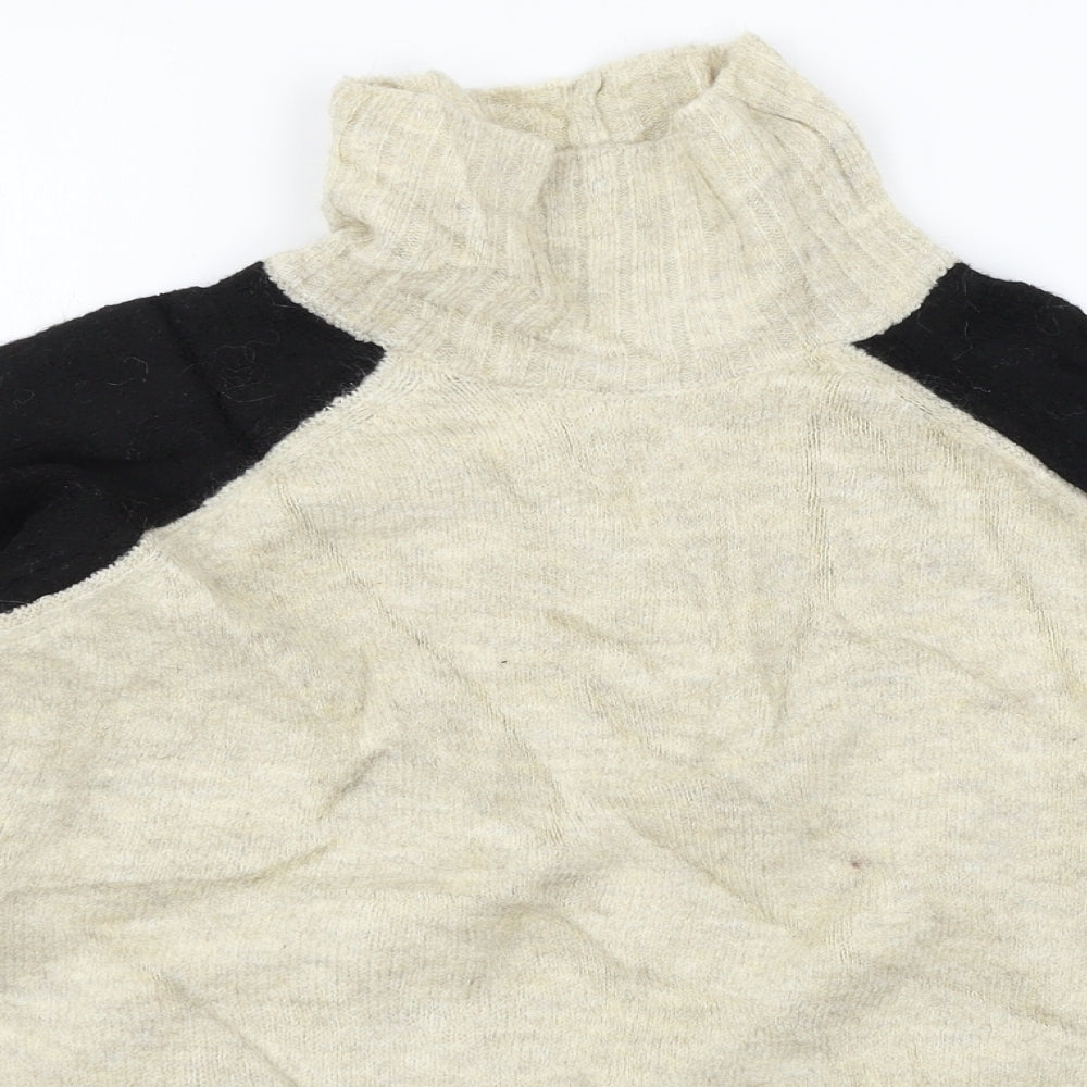 F&F Womens Beige  Knit Pullover Jumper Size 6