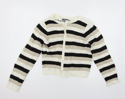 Womens UK Size 8 Evie White Cardigan Jumper