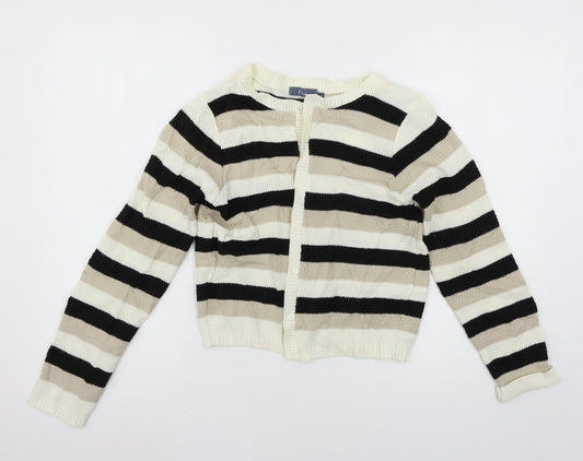 Womens UK Size 8 Evie White Cardigan Jumper