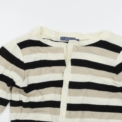 Womens UK Size 8 Evie White Cardigan Jumper