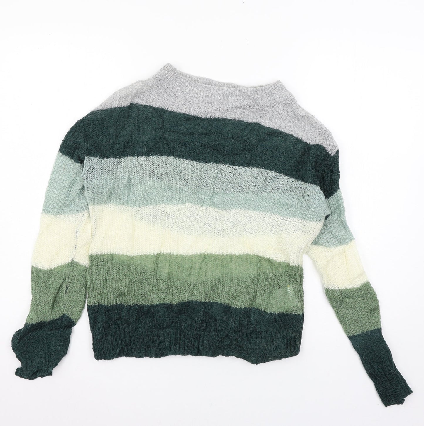Womens UK Size M VERO MODA Green Pullover Jumper