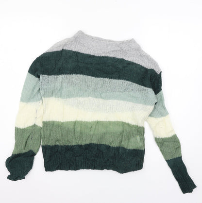 Womens UK Size M VERO MODA Green Pullover Jumper