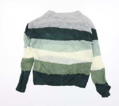 Womens UK Size M VERO MODA Green Pullover Jumper
