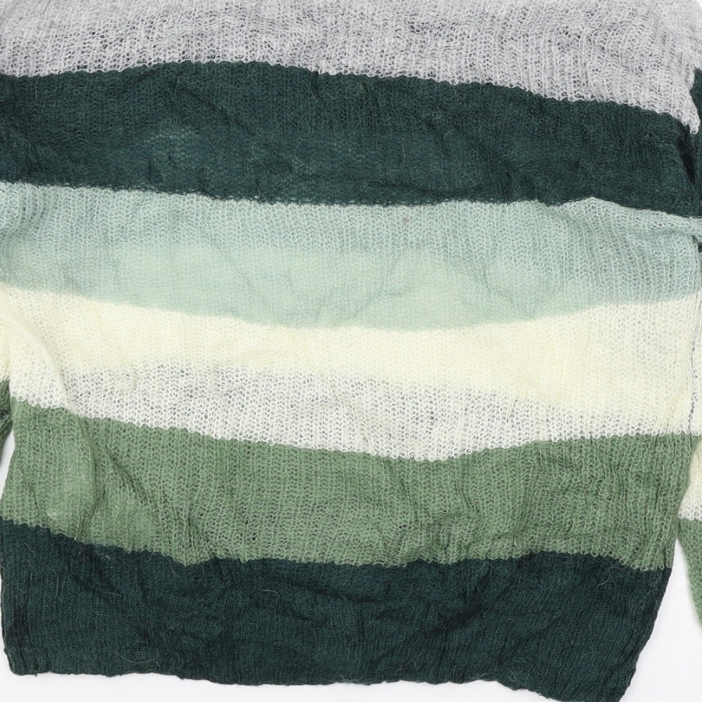 Womens UK Size M VERO MODA Green Pullover Jumper