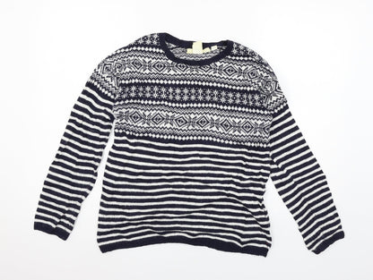 Womens UK Size S H&M Blue Pullover Jumper