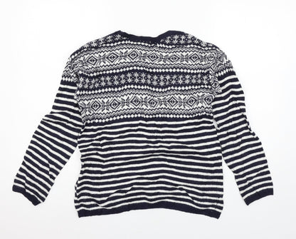 Womens UK Size S H&M Blue Pullover Jumper