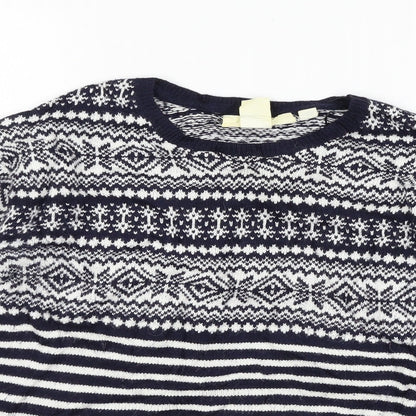 Womens UK Size S H&M Blue Pullover Jumper