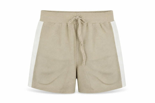 Boohoo Womens Beige  Knit Bermuda Shorts Size 8