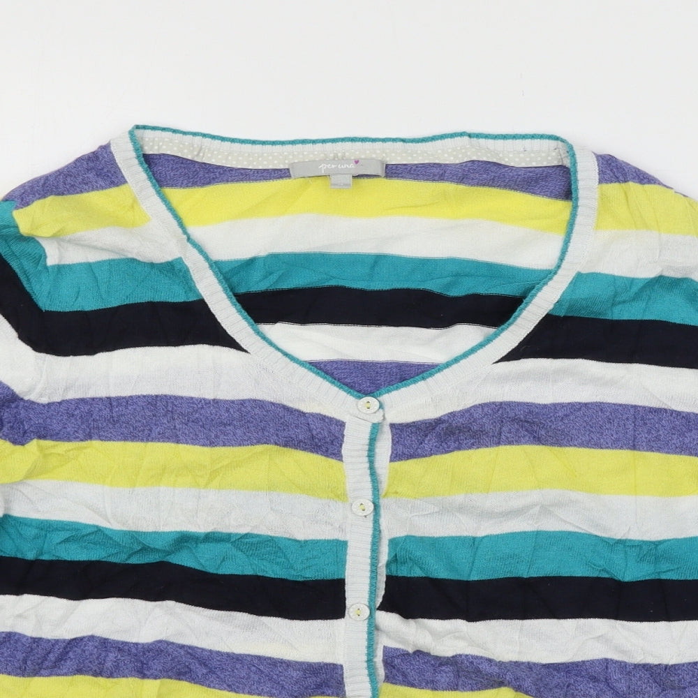 Womens UK Size 18 Per Una Multicoloured Cardigan Jumper