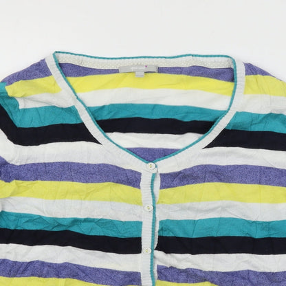 Womens UK Size 18 Per Una Multicoloured Cardigan Jumper